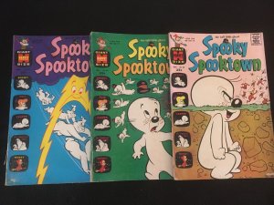 SPOOKY SPOOKTOWN #22, 23, 24, 25, 26, 27 Low Grade Copies