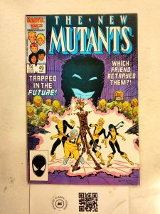 The New Mutants #49 VF-NM Marvel Comic Book 4 TJ76