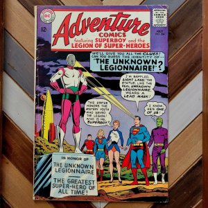 Adventure Comics #334 VG DC 1965 SUPERBOY, SUPERGIRL, Unknown Boy / Legionnaire