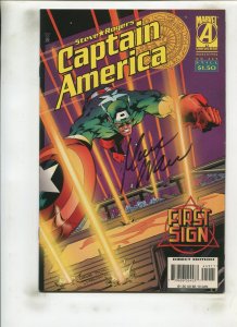 CAPTAIN AMERICA #449 (9.2) SIGNED BY MARK WAID!! 1996