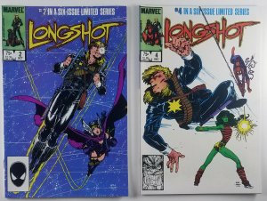 LONGSHOT Complete Run 6 issue Limitied Series 1st Longshot, Spiral, Mojo (1985)