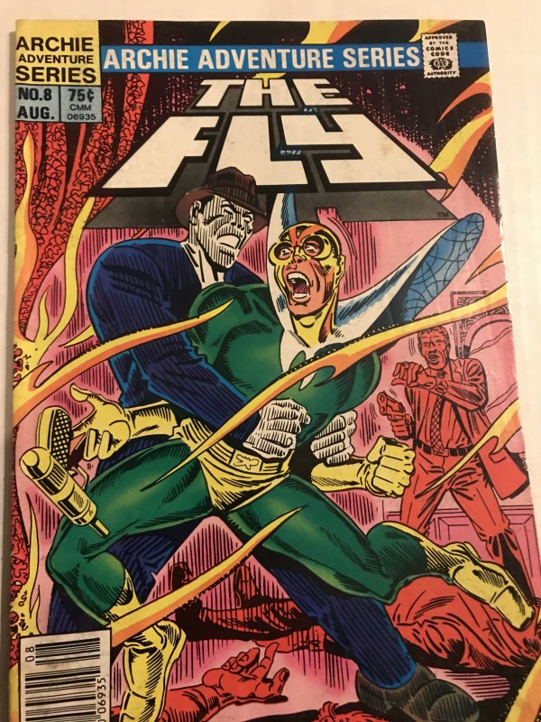 The Fly #8 : Archie 8/84 VG-; Newsstand, Steve Ditko art