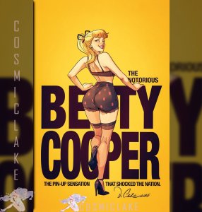 ARCHIE MOVIE MANIA #1 NOTORIOUS BETTEY VIRGIN VARIANT LTD 300 PRESALE 5/13☪