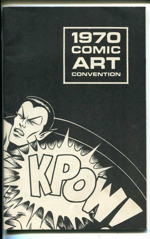 1970 Comic art Convention Program Book-Neal Adams-Nick Cuti-Hal Foster-VF 