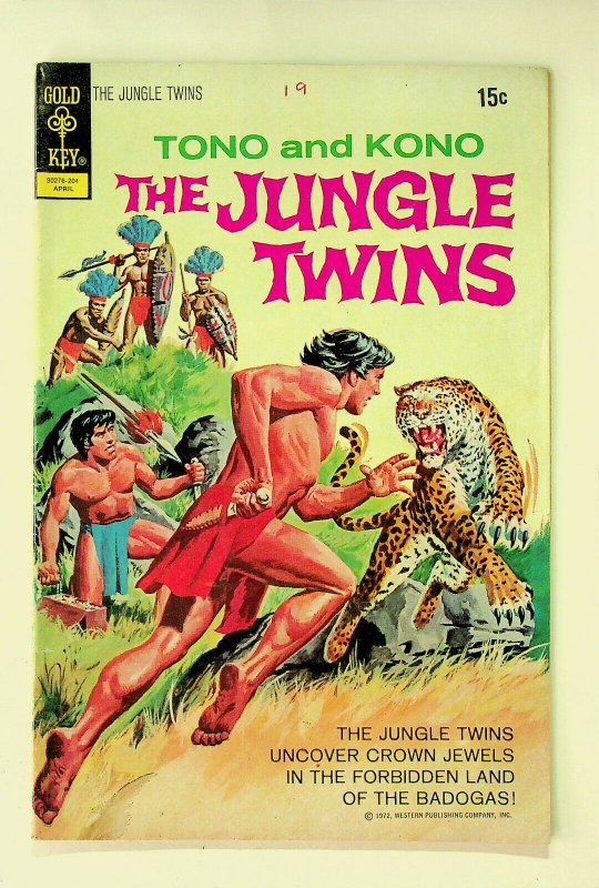 Jungle Twins #1 - Tono and Kono (Apr 1972, Gold Key) - Very Good/Fine