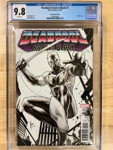 Deadpool: Back In Black #1 Keown Sketch Cover (2016) CGC 9.8