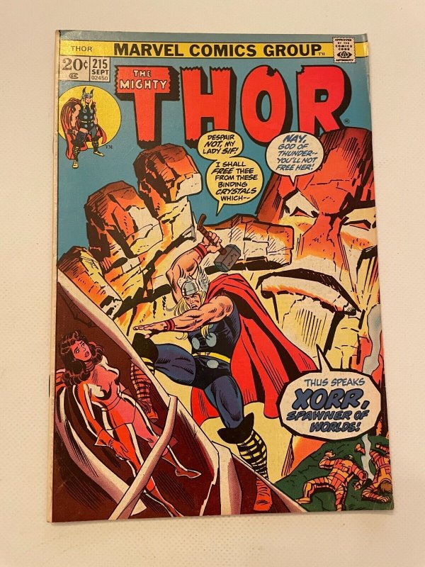 The Mighty Thor # 215 VF- Marvel Comic Book Loki Sif Odin Asgard 27 LI2