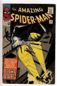 AMAZING SPIDERMAN 30 VG 4.0;1st APP.CAT BURGLER