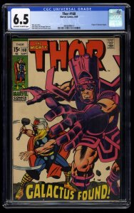 Thor #168 (1969) CGC Graded 6.5
