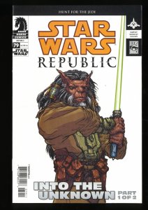 Star Wars: Republic #79 VF/NM 9.0 1st Dass Jennir!
