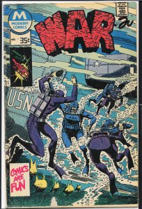 War #7 Modern Comics Cover (1977)