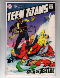 Teen Titans #24 (1969) SKIS OF DEATH! Gil Kane & Nick Cardy / ID#22