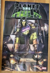Planet She-Hulk #1 Promo Poster 2025 Marvel Comics 24x36 New