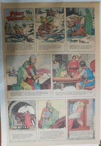 Prince Valiant Sunday #1760 by JC Murphy from 11/1/1970 Rare Full Page Size !