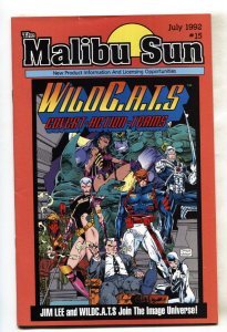 MALIBU SUN #15 1992-Preview of WildC.A.T.S.