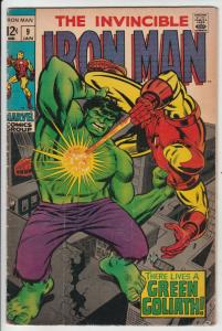Iron Man #9 (Jan-69) VG/FN Mid-Grade Iron Man