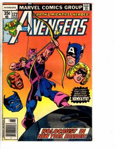 3 Avengers Marvel Comic Books # 172 173 174 Vision Waspi Iron Man Hulk Thor NP1
