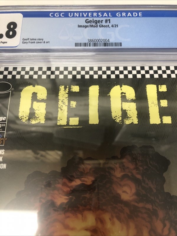Geiger (2021) # 1 (CGC 9.8) Image Comics • Geoff Johns • Gary Frank • Image