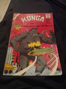 Konga the Scourge of Mars #18 Charlton Comics 1964 silver age sci-fi cover