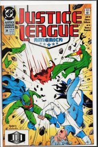 Justice League America #38 (1990) Justice League America