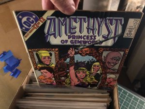 DC comics bulk lot 100+ comics.  70's - Current, Gd - NM.  Short box inc...