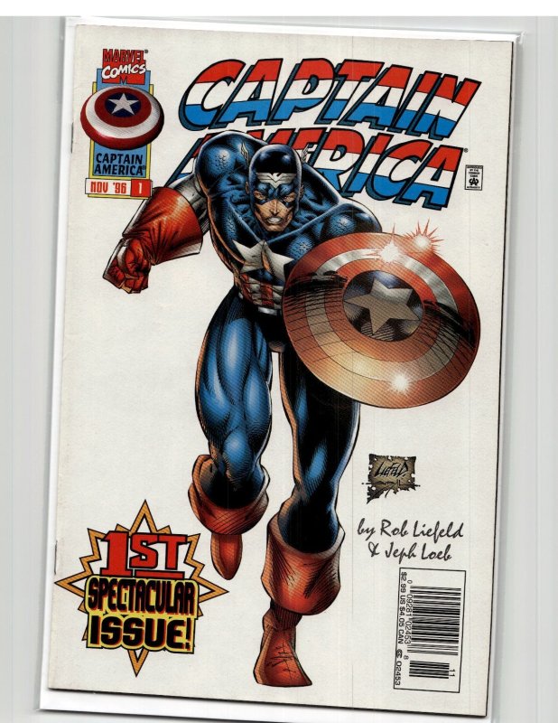 Captain America #1  (1996) Captain America [Key Issue]