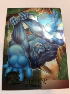 BEAST #2 card : 1995 Fleer Ultra X-men Chromium; NM/M, base, Kubert art