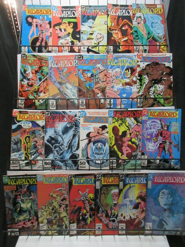 Warlord (DC 1977-88) #8-126 Lot of 41Diff A Decade of Grell's Lost World!