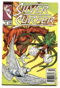 Silver Surfer #8 1988-1st Pap-Tonn-Marvel comic book-NEWSSTAND