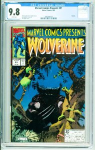 Marvel Comics Presents #91 (1991) CGC 9.8!