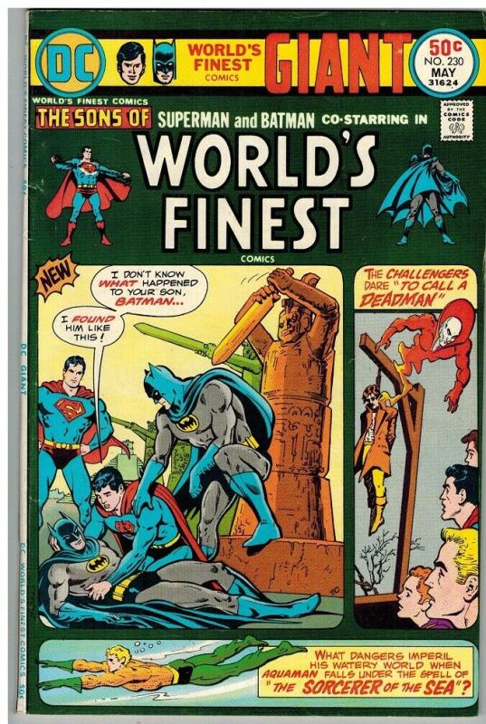 WORLDS FINEST 230 (GIANT) VG-F (NOT 100 PAGES) COMICS BOOK