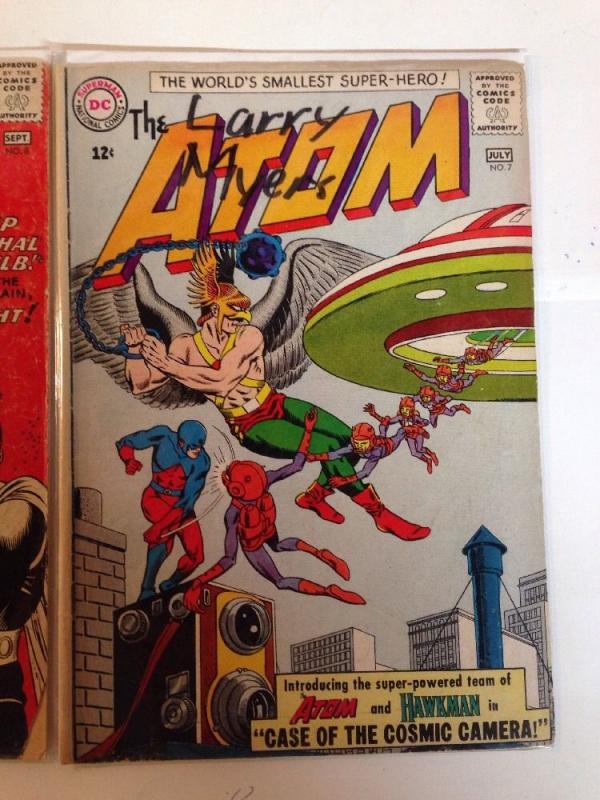 The Atom 7 8 12 3 Book Lot Set Run 2.0-3.0