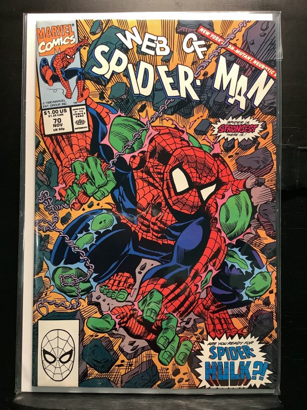 Web of Spider-Man #70 Direct Edition (1990)