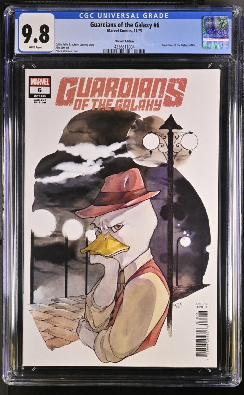 Guardians of the Galaxy #6 CGC 9.8 Peach Momoko Howard The Duck Var Marvel 2023