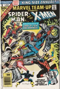 Marvel Team-Up Starring Spider-Man & The X-Men Annual # 1 VF Marvel 1976 [O4]