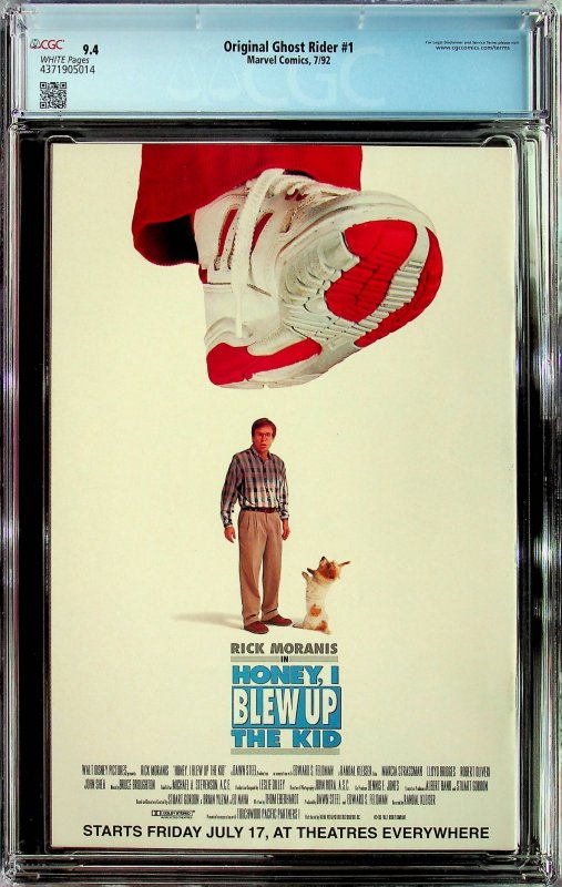 The Original Ghost Rider #1 (1992) - CGC 9.4 - Cert#4371905014