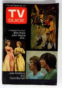 TV Guide 12/4/1971 Julie Andrews VG