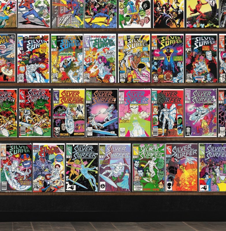 Huge Lot 140+ Comics with Silver Surfer, Shadowman, The H.A.R.D. Corps & More!