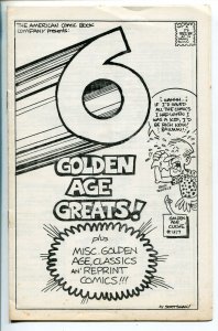 American Comic Book Co Catalog- Golden Age Comic Books--#--1977--COMIC BOOK--...