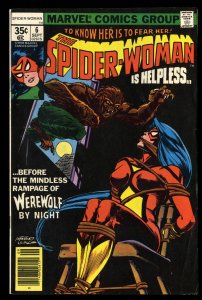 Spider-Woman (1978) #6 VG+ 4.5 Werewolf by Night!