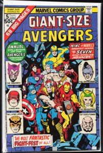 Giant-Size Avengers #5 (1975) The Avengers