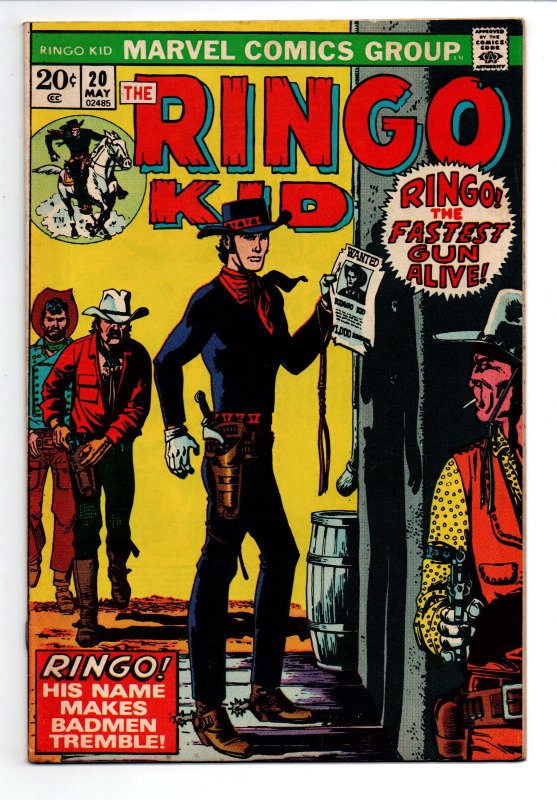 The Ringo Kid #20 - western - 1973 - (-FN) 