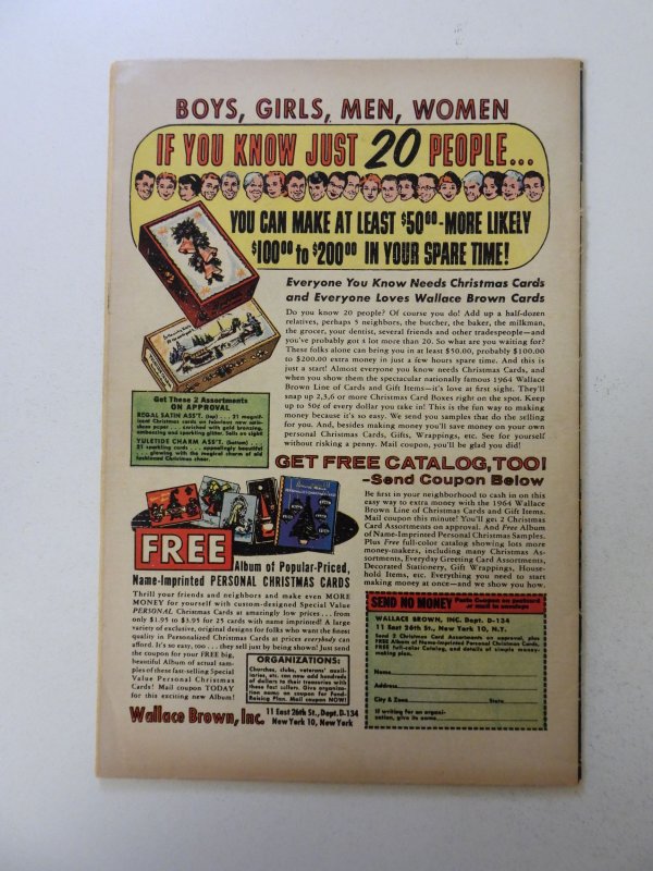 Strange Tales #125 (1964) FN- condition date stamp front cover