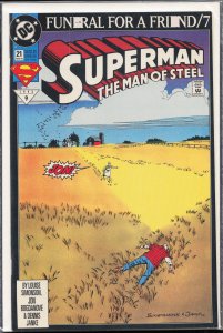 Superman: The Man of Steel #21 Direct Edition (1993) Superman