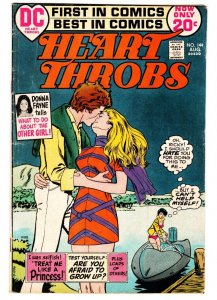 HEART THROBS #144 comic book 1972 DC-ROMANCE-SPEED BOAT COVER