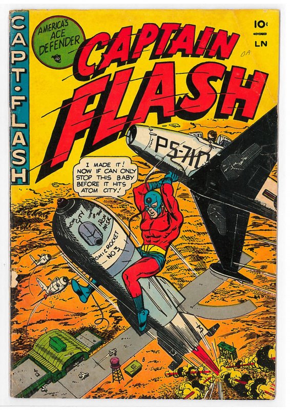 Captain Flash (1954) #1 GD/VG, Hard to find