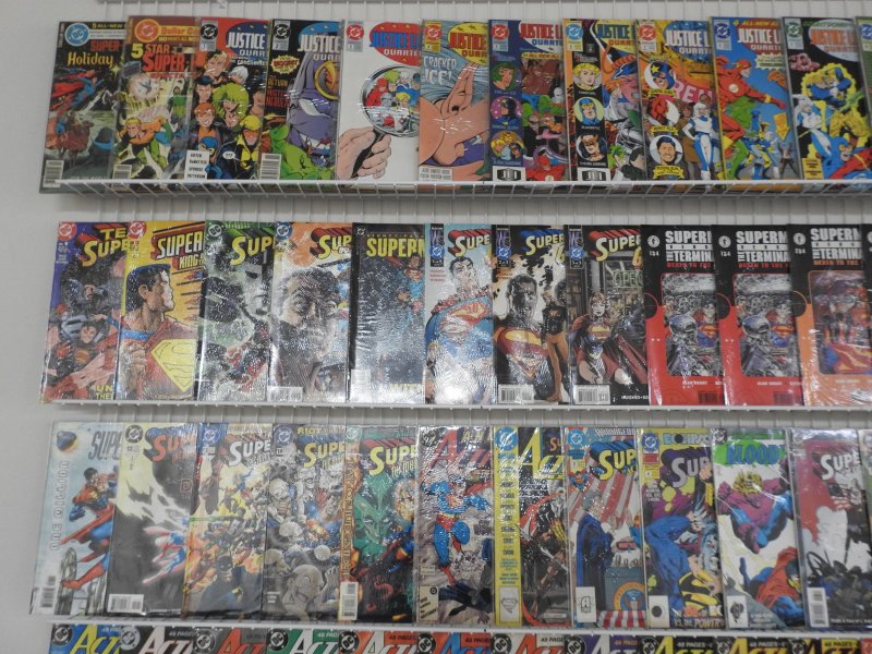 Huge Lot 140+ Comics W/ Superman,  JLA, Action Comics+ Avg VF Condition!!