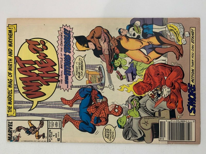 Marvel Comics What The....? The Marvel Mag of Mirth and Mayhem Issue #1 Aug 88