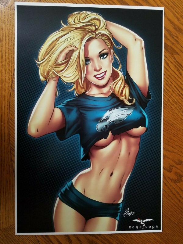 11 x 17 ART PRINT Spirit Hunters #8 Cover E Zenescope Philadelphia Chatzoudis