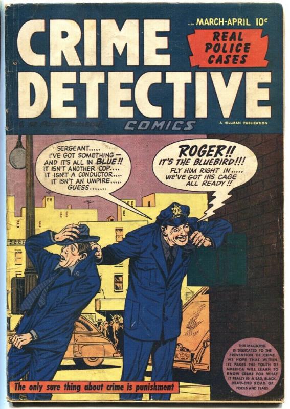 Crime Detective Vol. 2  #1 1950-Hillman-criminals-violence-pre-code